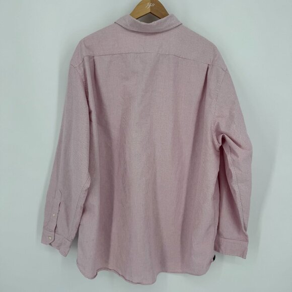 Cremieux Classics Mens Pinstripes Button Up Shirt Size XXL Preppy Cotton Work - Picture 6 of 7